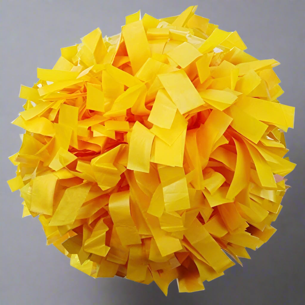Danzcue 2 of Gold Plastic Cheerleading Pom