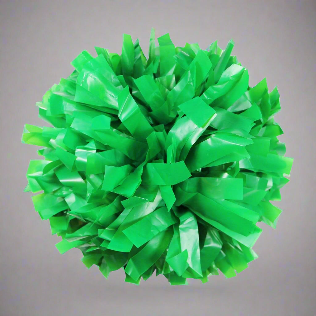 Danzcue Kelly Green Plastic Poms - One Pair