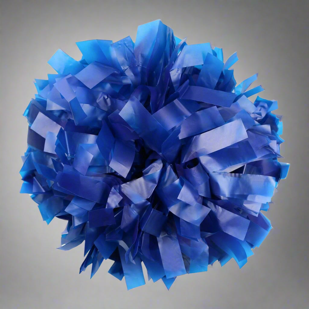 Danzcue Royal Blue Plastic Poms - One Pair