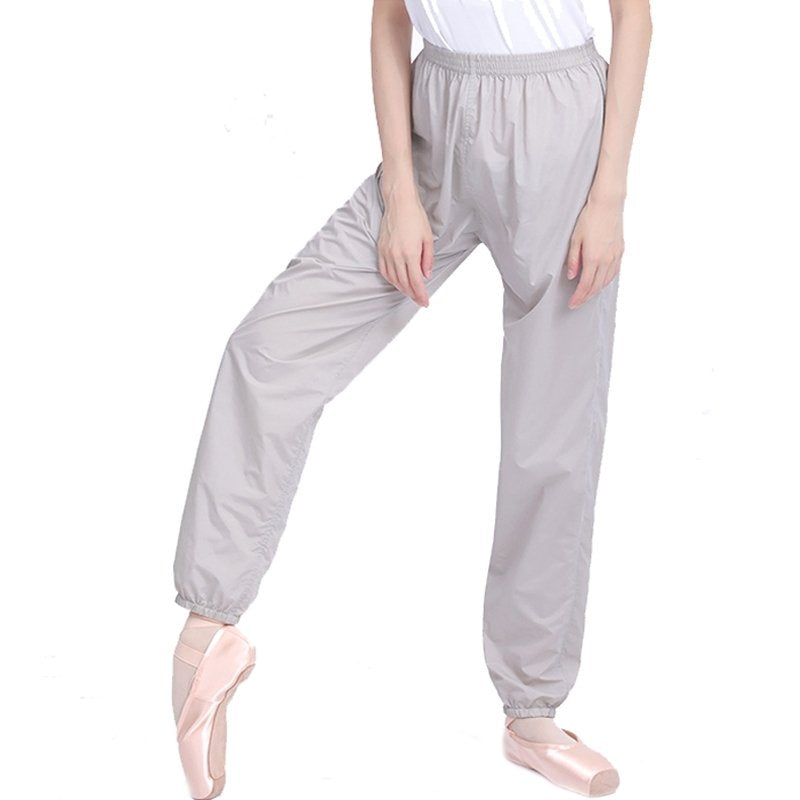 Danzcue Womens Girls Ripstop Warm Up Dance Pants - Gray