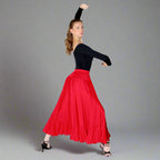 Danzcue Full Circle Flamenco Skirt - Red