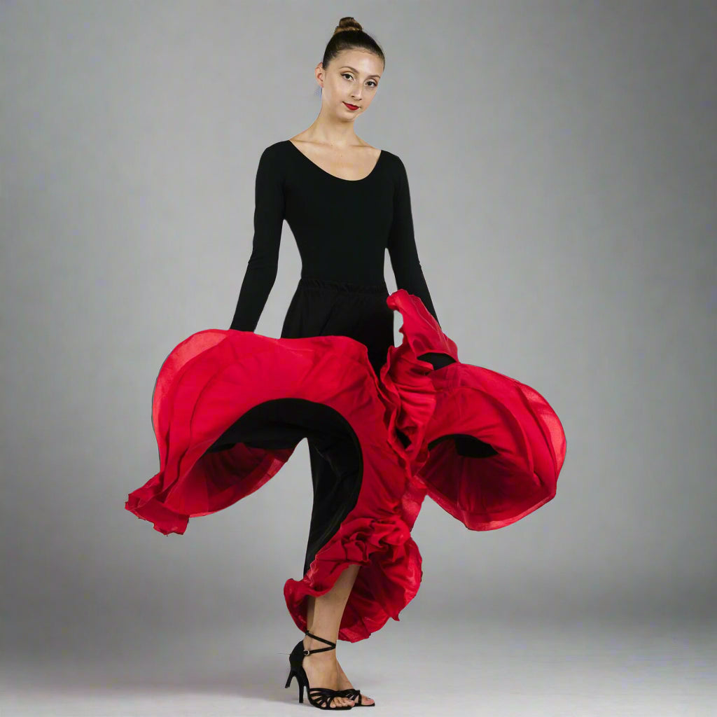 Danzcue Flamenco Full Circle Ruffles Skirt