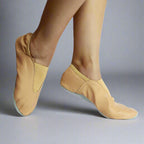 DanzCue Child Praise Dance Shoes - Peach Tan