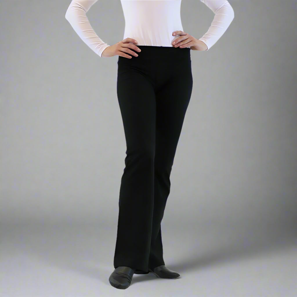Danzcue Adult Black Jazz Pants - Black