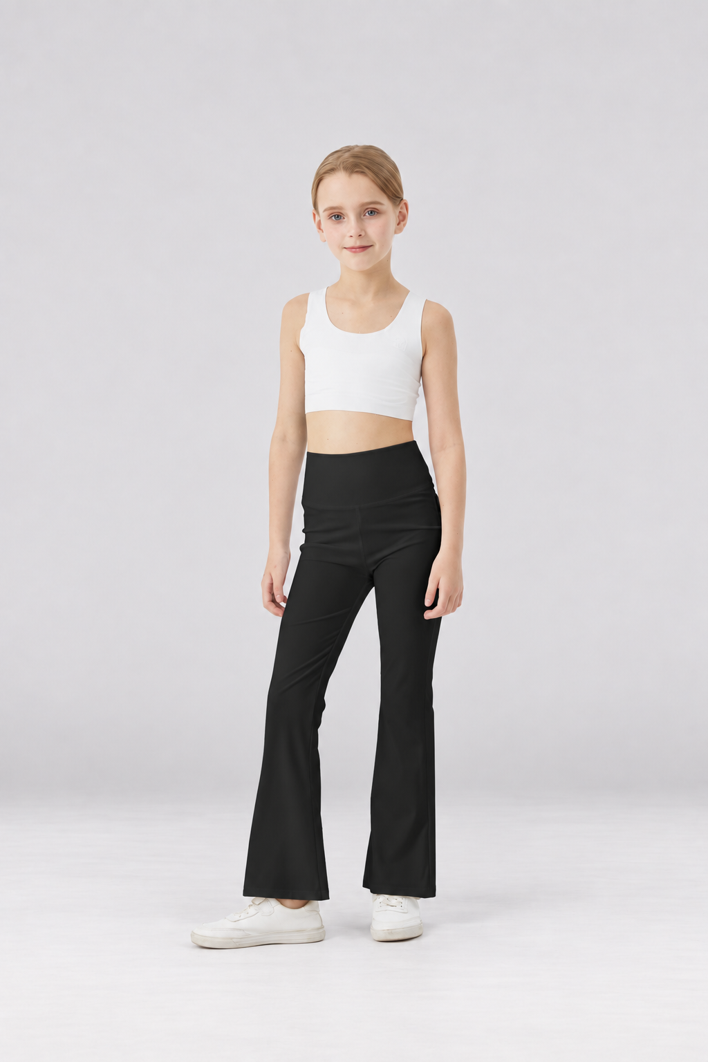Child High Waist Bell Bottom Dance Pants