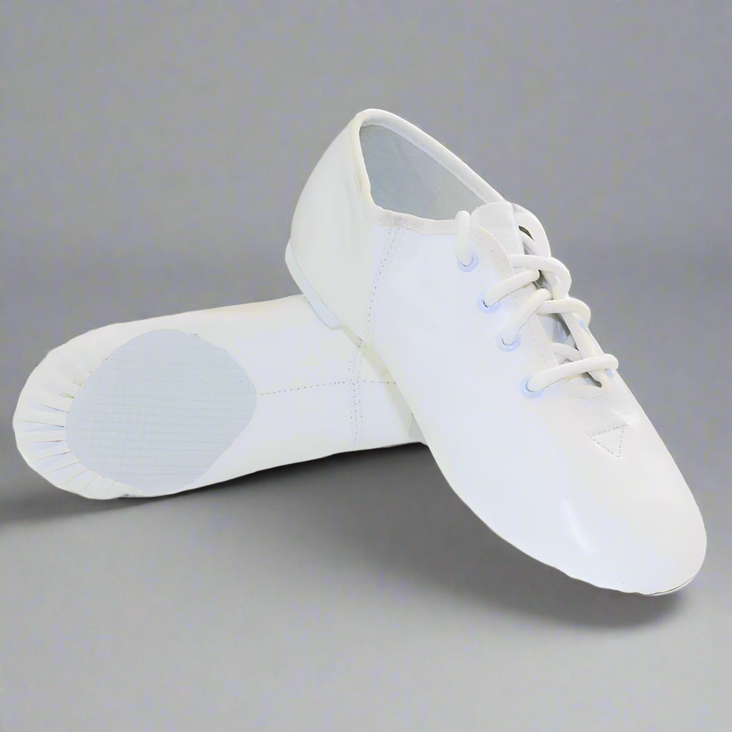 Danzcue Adult "Jazzsoft" Jazz Shoes - White