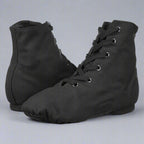 Danzcue Adult Canvas Jazz Shoes - Black