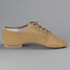 Danzcue Adult Lace up Jazz Shoes - Tan
