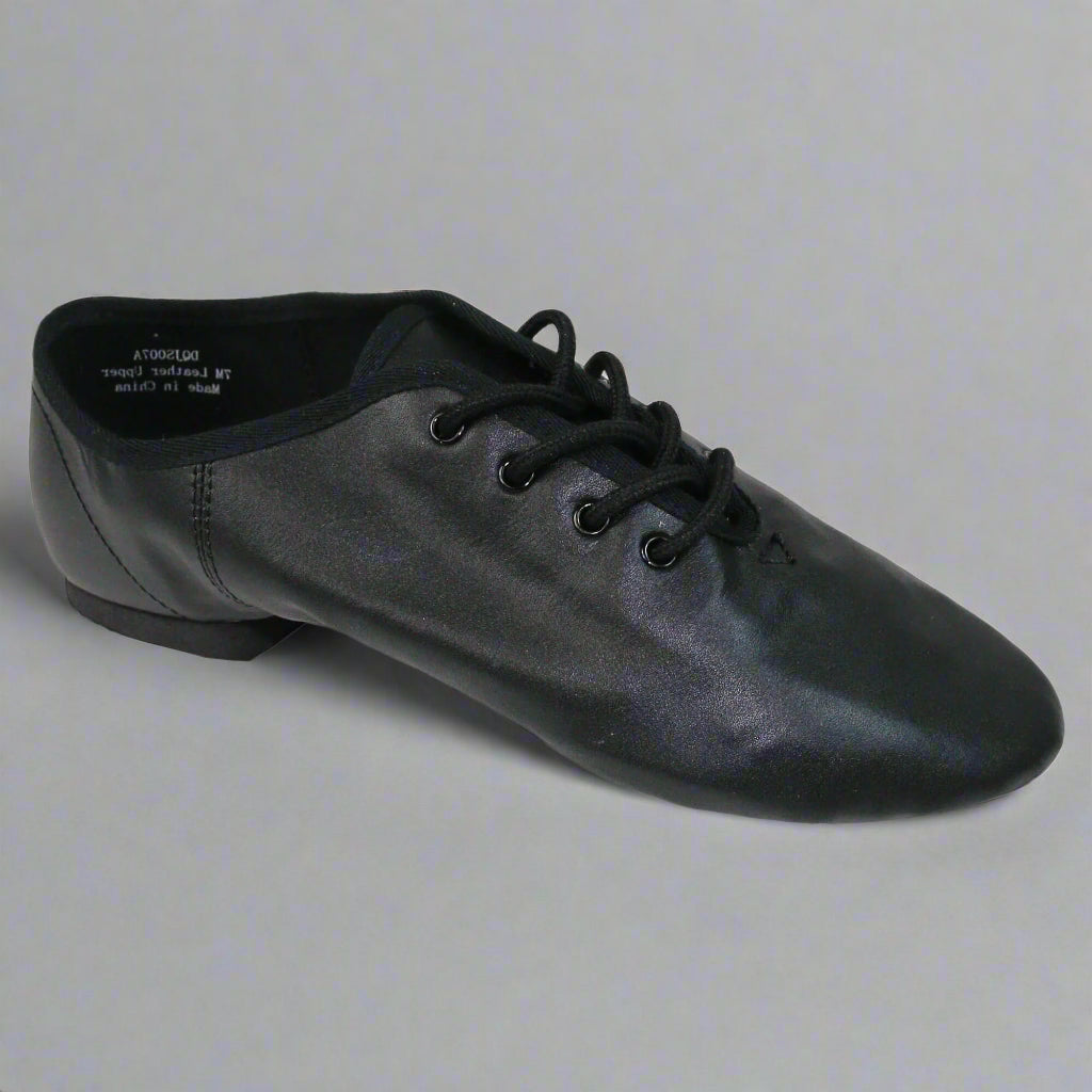 Danzcue Adult Lace up Jazz Shoes - Black