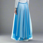 Danzcue Long Full Elastic Chiffon Skirt - Royal