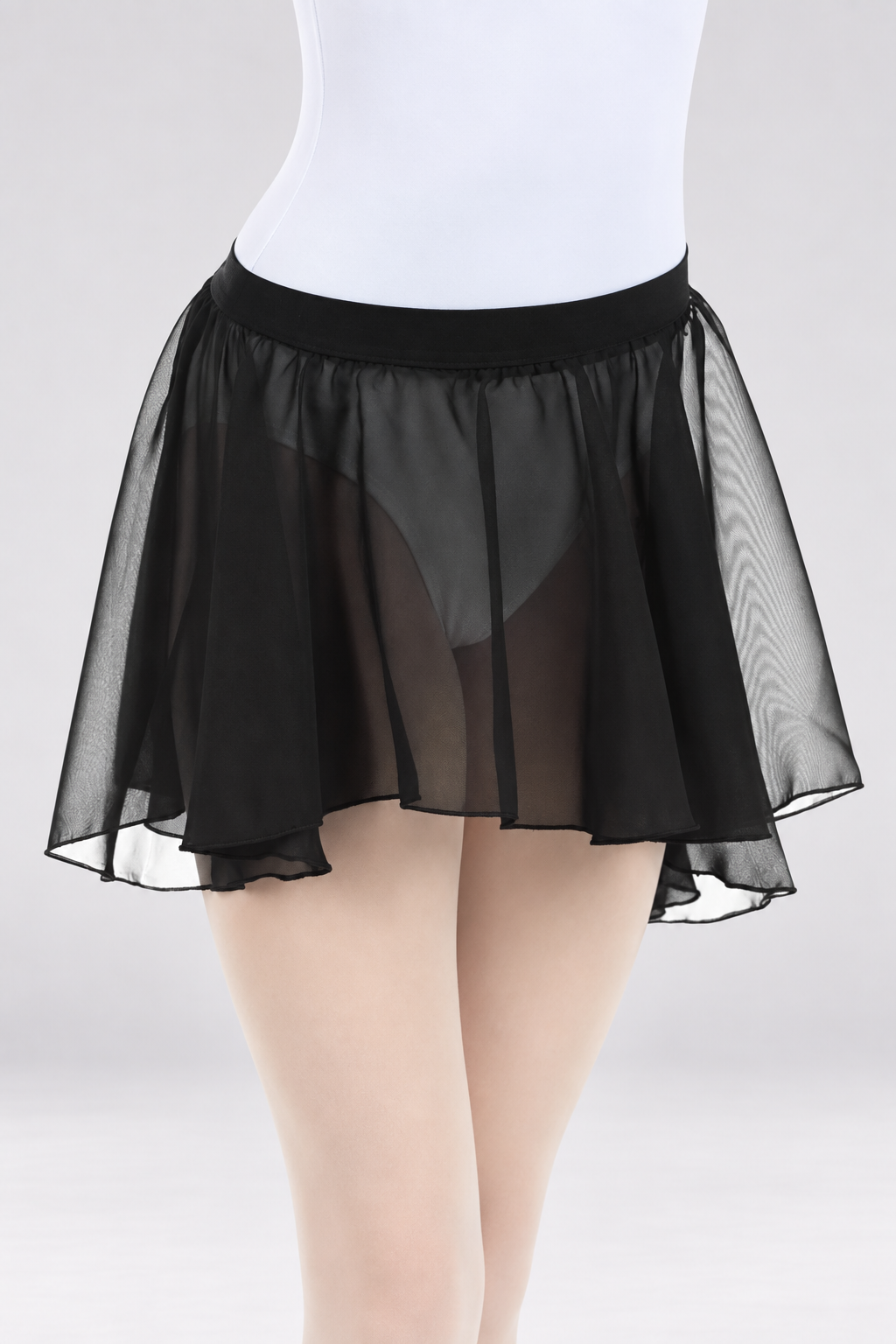 Danzcue Child Chiffon Ballet Dance Pull On Wrap Skirt