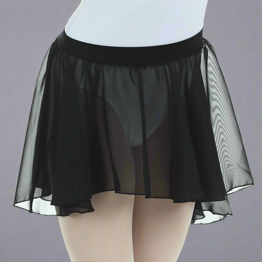 Danzcue Child Chiffon Ballet Dance Pull On Wrap Skirt