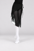 Women's Asymmetrical Chiffon Ballet Wrap Skirt