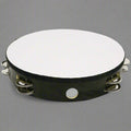 Danzcue 10" Silver/Black Double Rows Jingles Tambourine