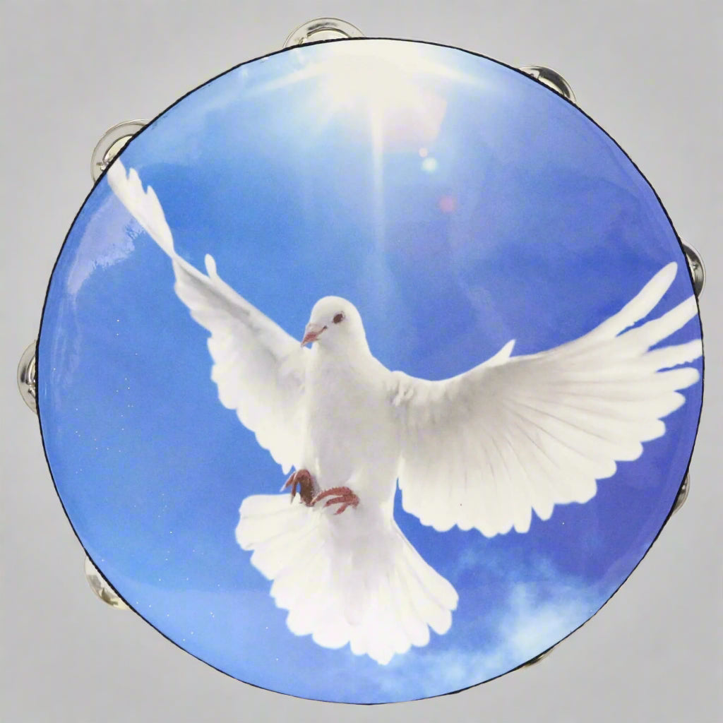 Danzcue Worship Dove Double Rows Jingles Tambourine
