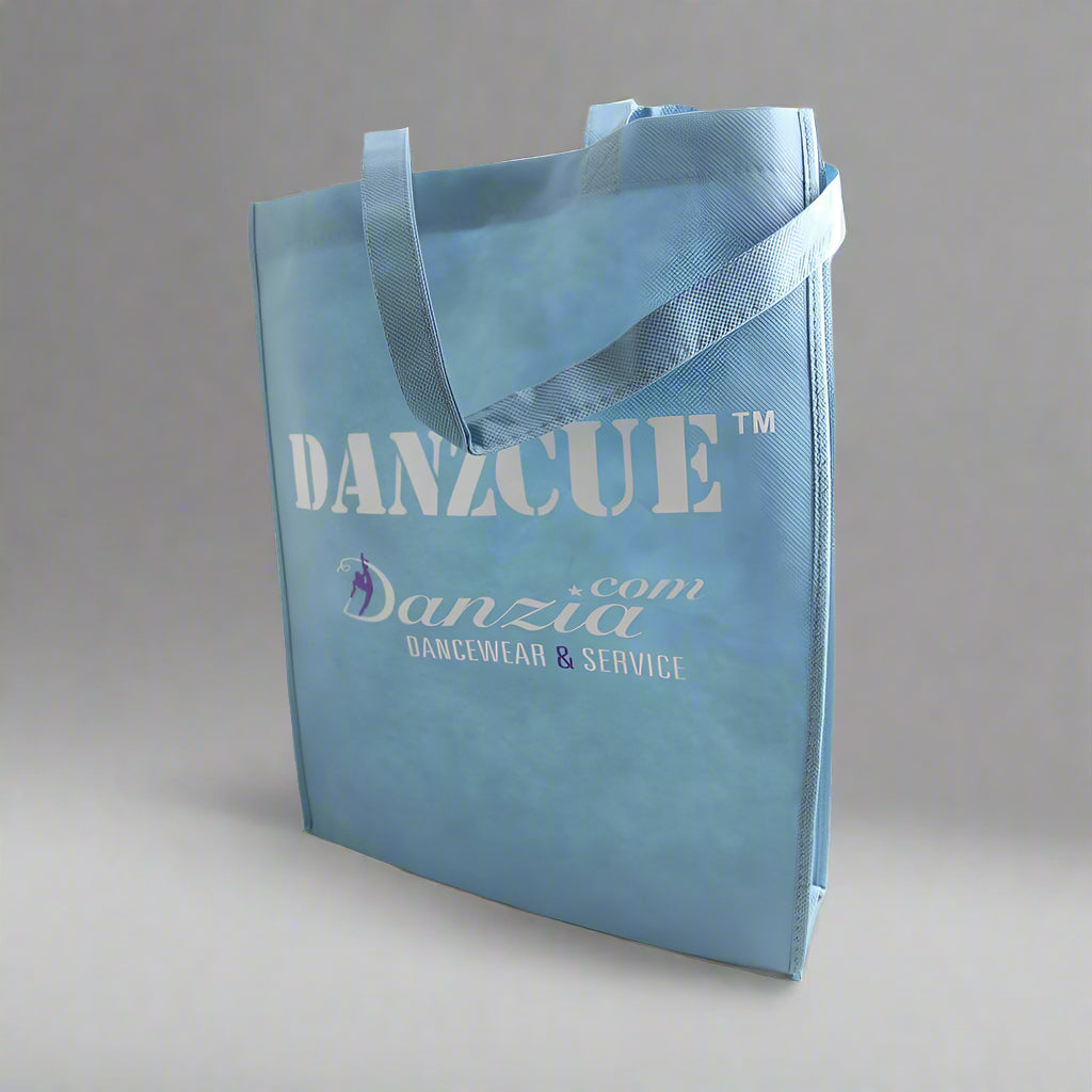 Danzcue "Danzia.com" Tote Bag - Light Blue