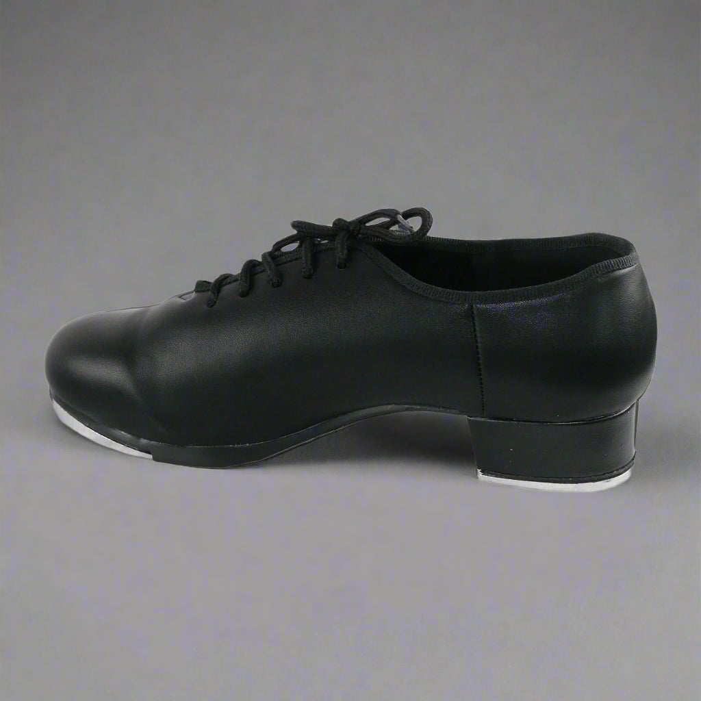 Danzcue Adult Lace Up Tap Shoes - Black
