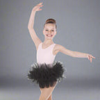 Danzcue Girls Ballet Tulle Tutu Skirt - Black