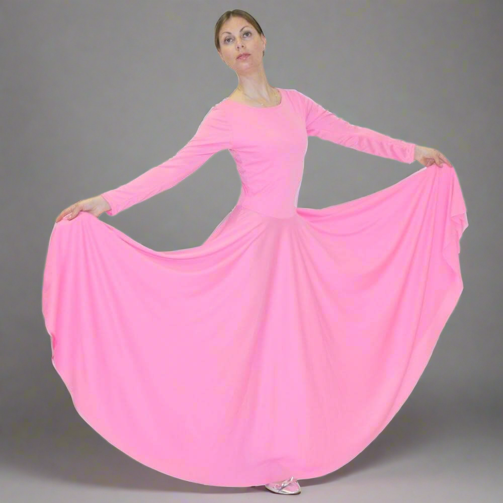 Solid Long Dance Dress