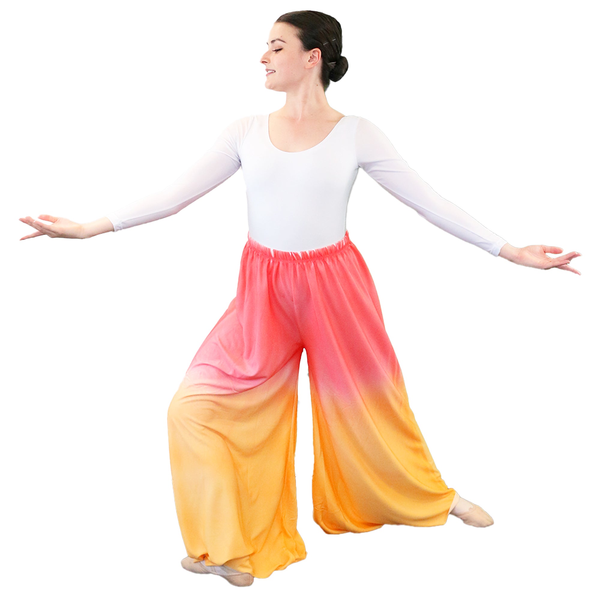 Danzcue  Watercolor Celebration of Spirit Palazzo Pants