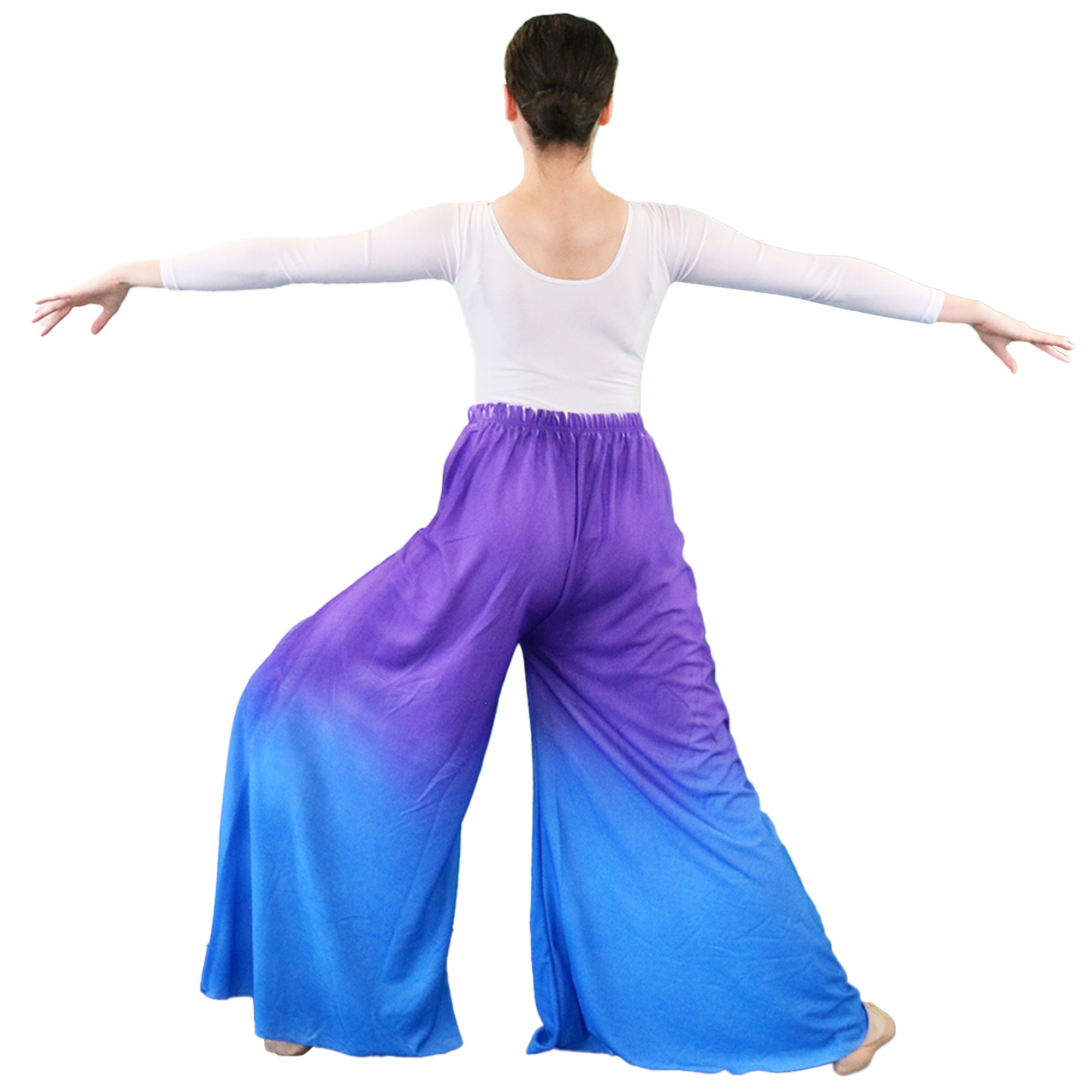 Danzcue  Watercolor Celebration of Spirit Palazzo Pants