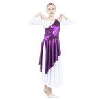 Child Diagonal Cut Flowy Dance Tunic (dress not included)