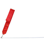 Satin Streamer with Rod - Red