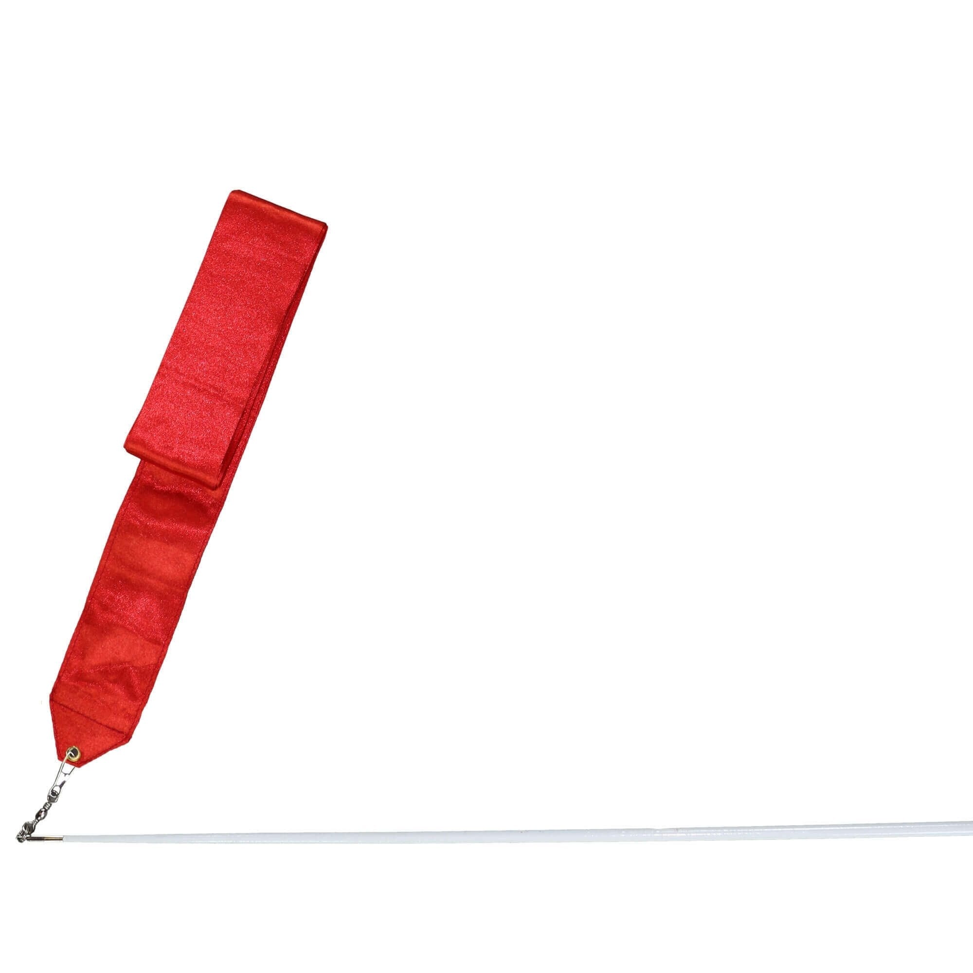 Satin Streamer with Rod - Red