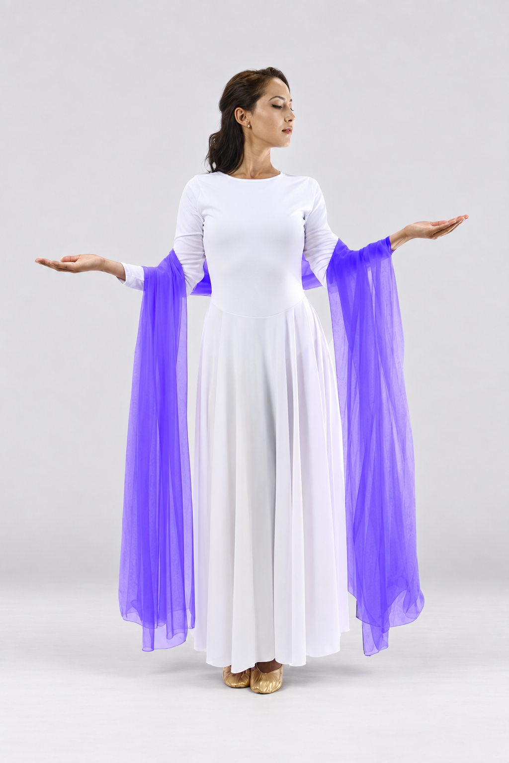 Flowing Chiffon Dance Drape