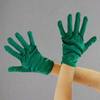 Adult Color Flash Mime Gloves - Kelly Green