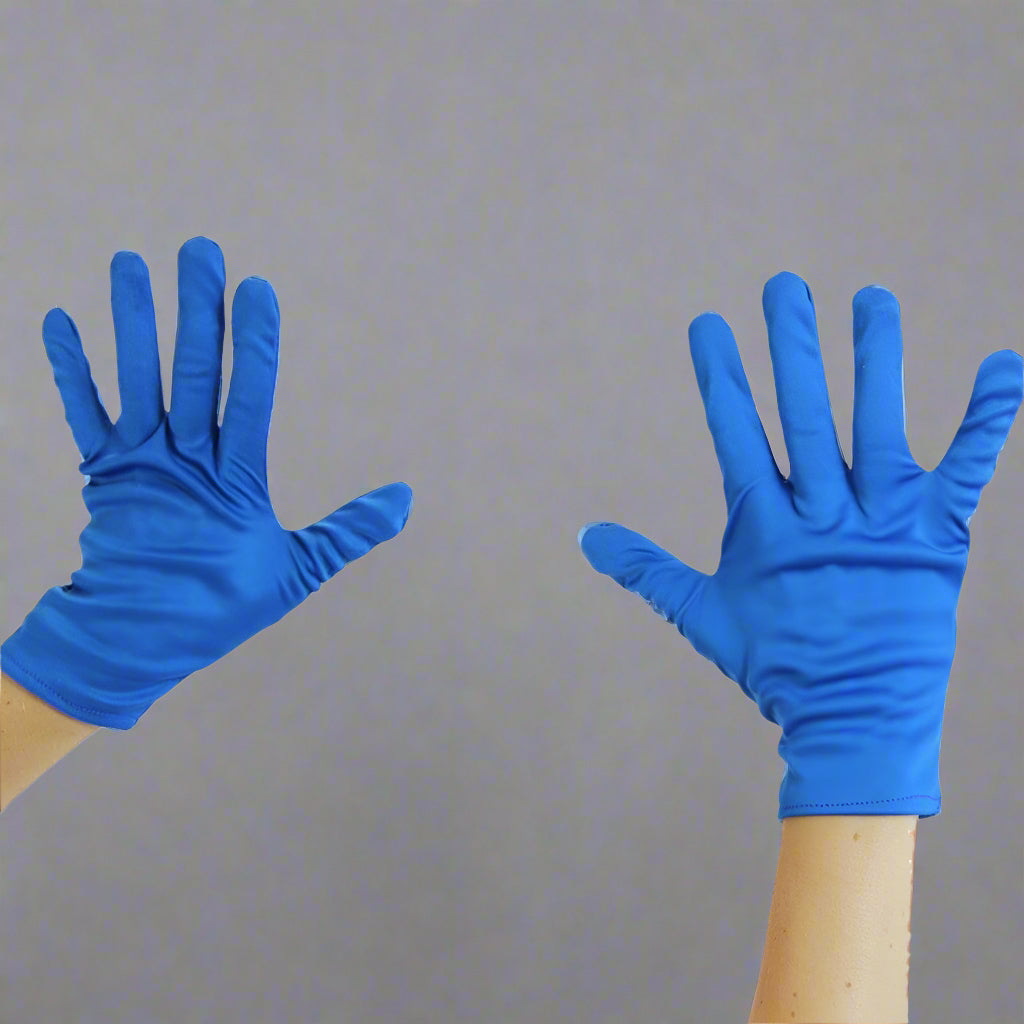 Adult Color Flash Mime Gloves - Bright Royal