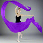 Danzcue Silk Flower Dance Streamer - Deep Purple