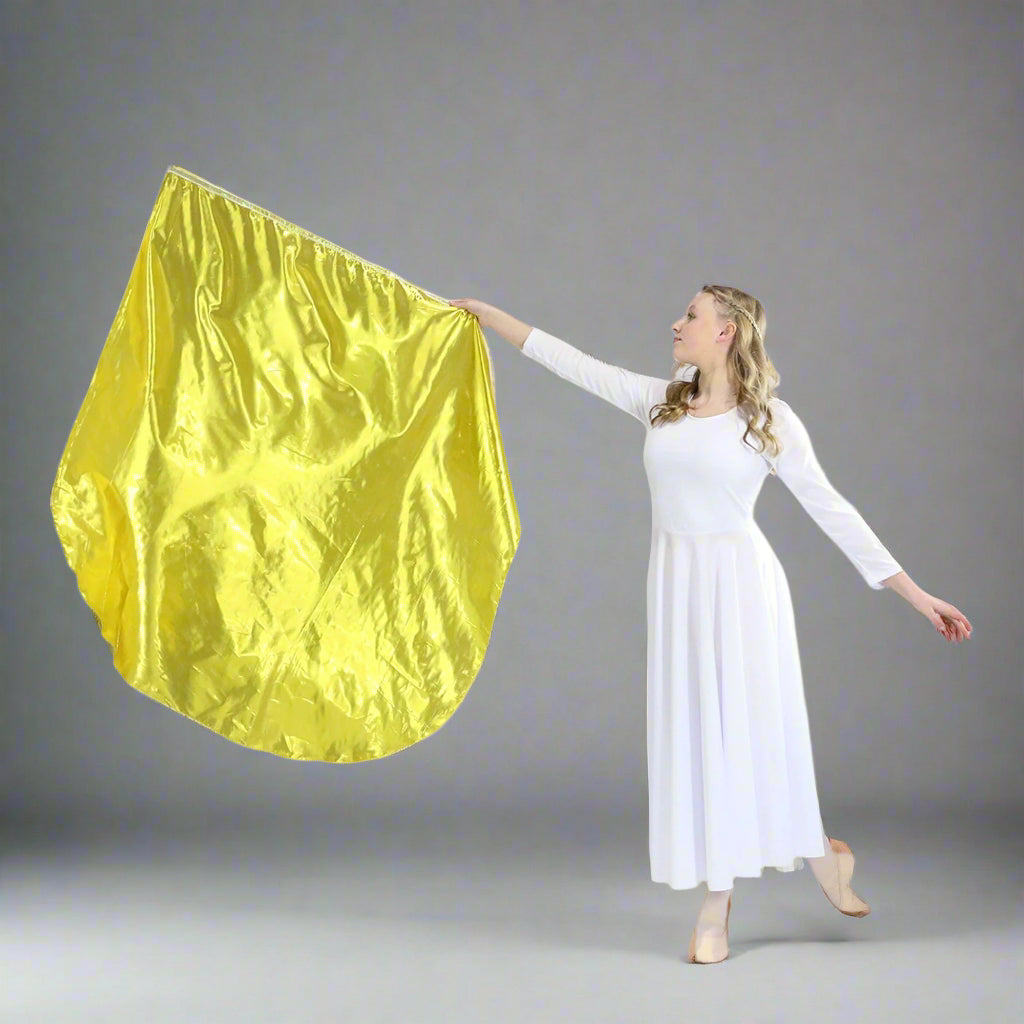 Danzcue Praise Dance Worship Flag with Rod