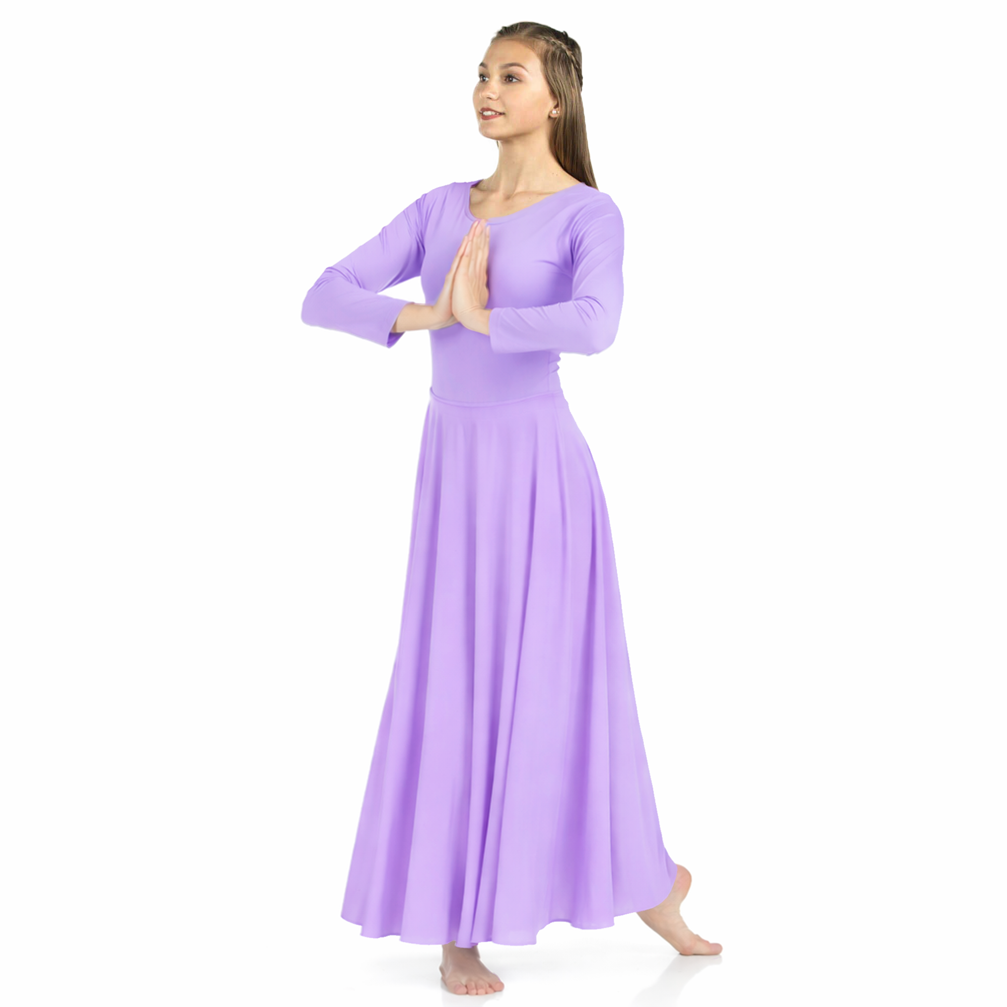 Solid Long Dance Dress
