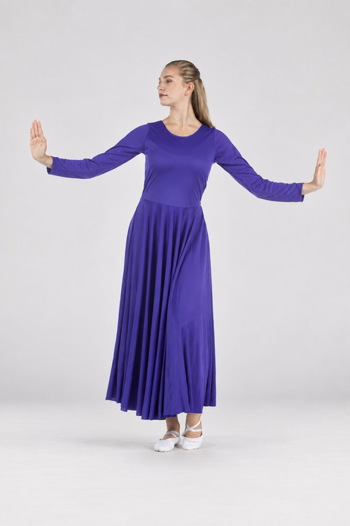 Long Sleeve Praise Dance Dress