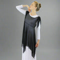 Danzcue Crepe Praise Dance Overdress (leotard not included) - Black