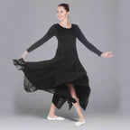 Danzcue Celebration of Spirit Long Sleeve Praise Dance Dress - Black