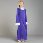 Danzcue Bell Sleeve Praise Dance Child Dress - Deep Purple