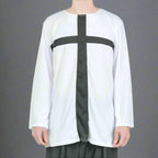 Danzcue Praise Cross Inspired Tunic - White-Black