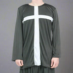 Danzcue Praise Cross Inspired Tunic - Black-White