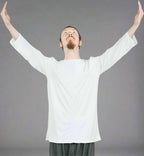 Danzcue Mens Long Sleeve Top - White