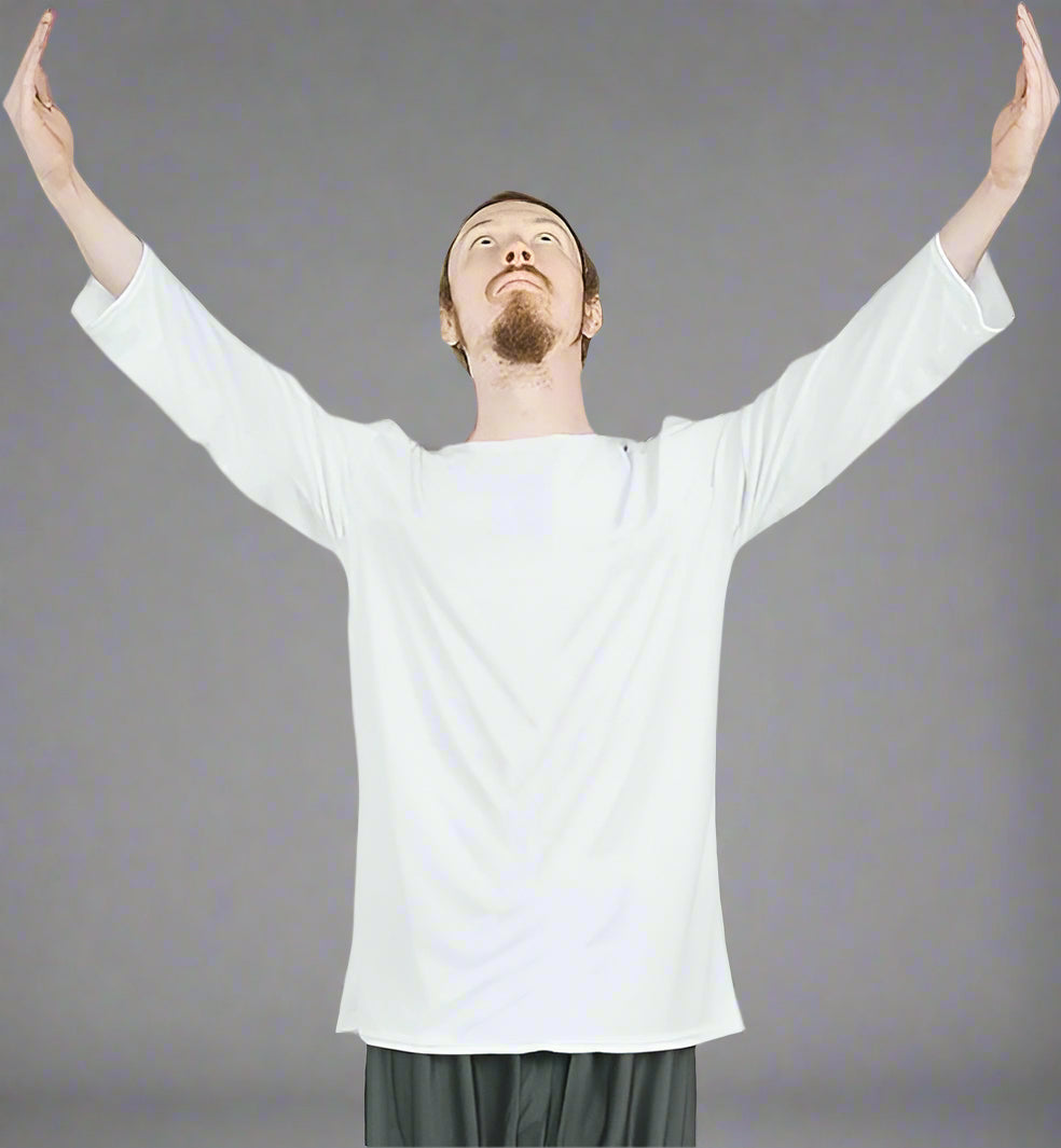 Danzcue Mens Long Sleeve Top - White