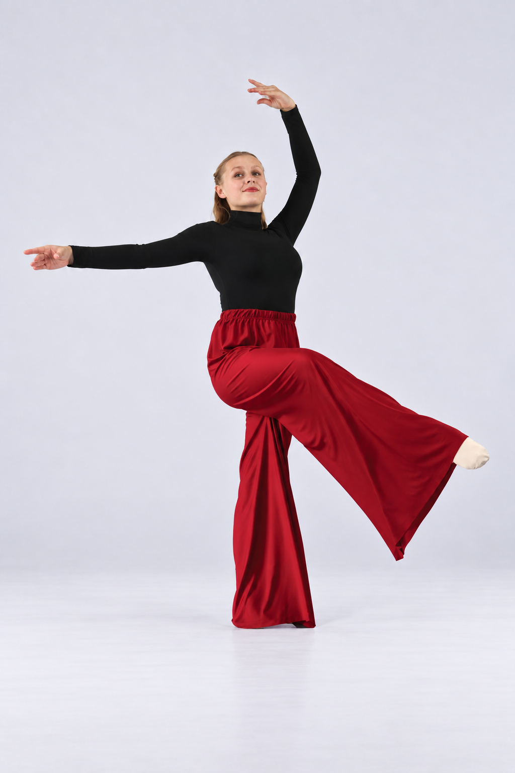 Child Flowy Split Hem Wide Leg Dance Pants