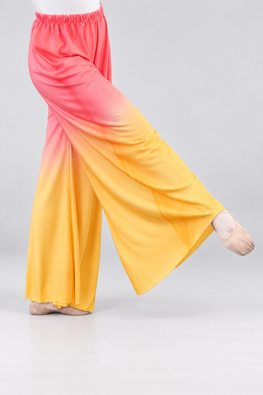 Girls' Watercolor Wide-Leg Praise Dance Pants