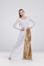 Flowy Split Hem Wide Leg Palazzo Pants