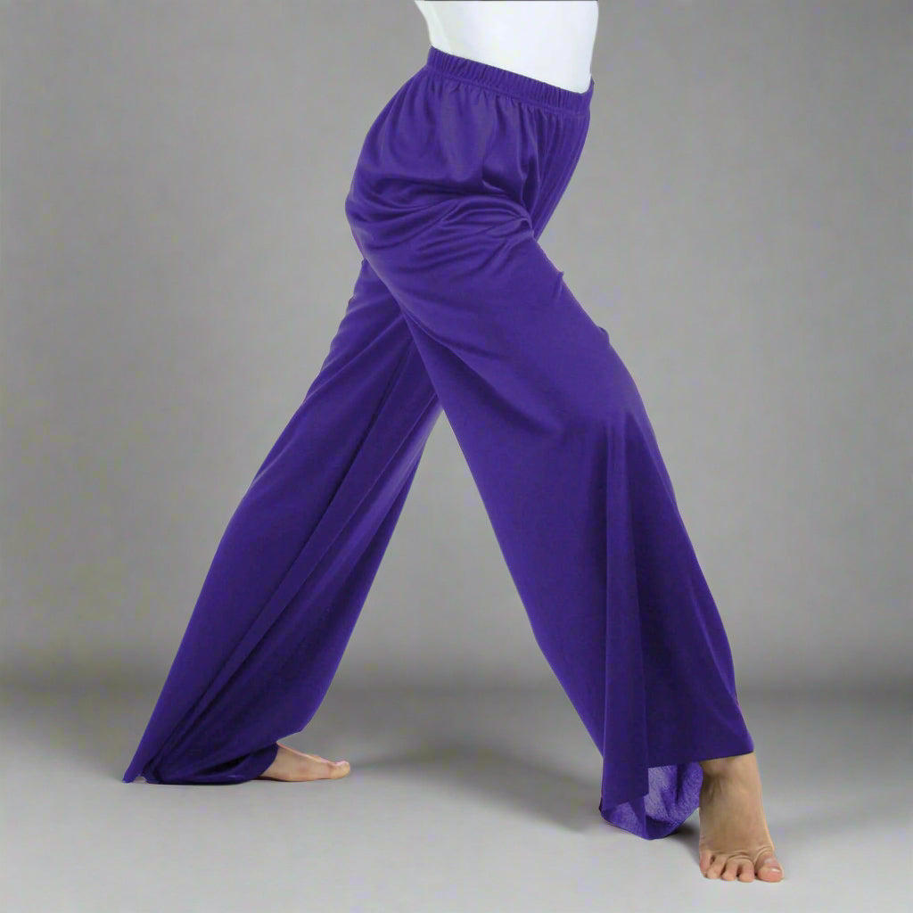 Pull-On Unisex Pants - Deep Purple