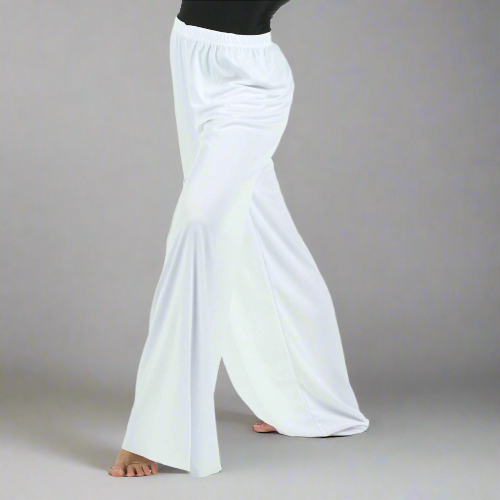 Pull-On Unisex Pants - White