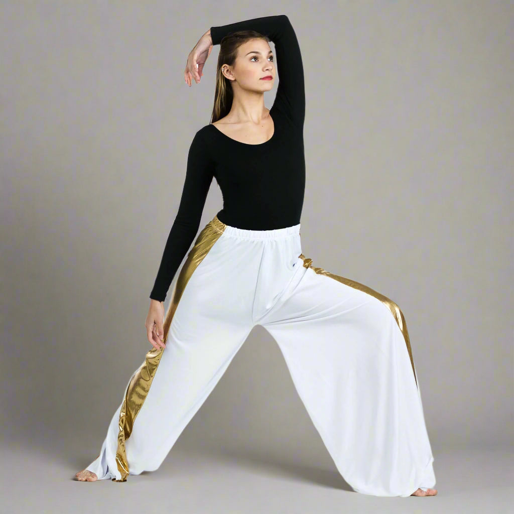 Danzcue Praise Dance Two-Tone Palazzo Pants