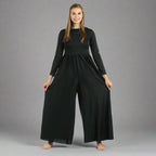 Danzcue Praise Dance Long Sleeve Crew Neck Jumpsuit