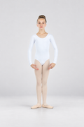 Child Long Sleeve Scoop Neck Dance Leotard